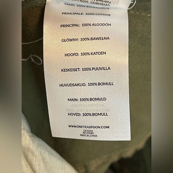 Free People One Teaspoon Dark Khaki Cadet Bandit Low-waist Short NWT Size 30 - Picture 10 of 14